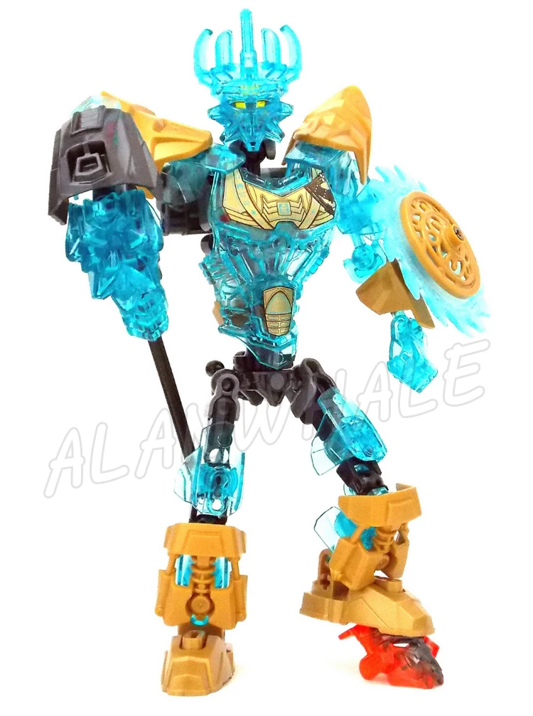 4Types Bionicle Unity Mask Maker Ekimu Lava Beast Storm Beast Quake Beast 613 Building Kit Toys Compatible With Bricks