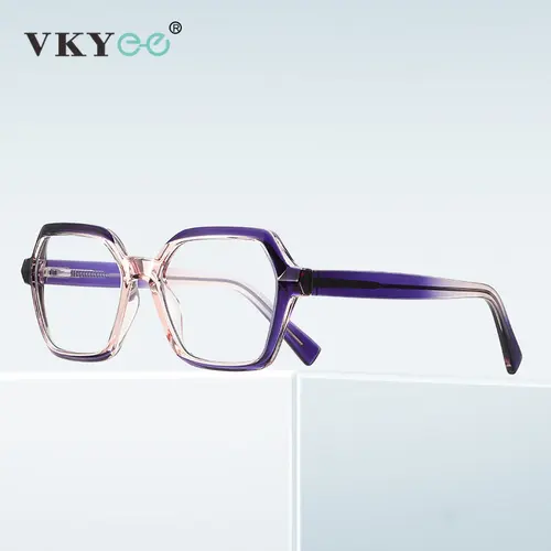 Imagen 2 del producto VICKY, gafas graduadas de lectura cuadradas a la moda para mujer, gafas para miopía, hipermetropía, gafas ópticas antiluz azul para hombres PFD2162