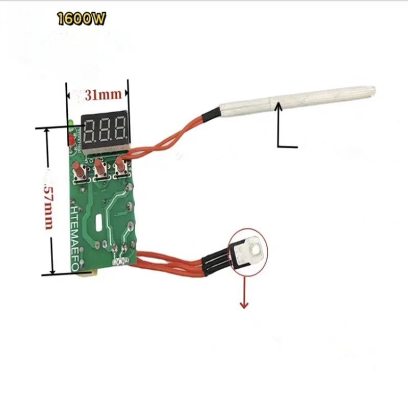 A New ppr water pipe hot melt smart digital display board temperature controller heat capacity machine welding accessories