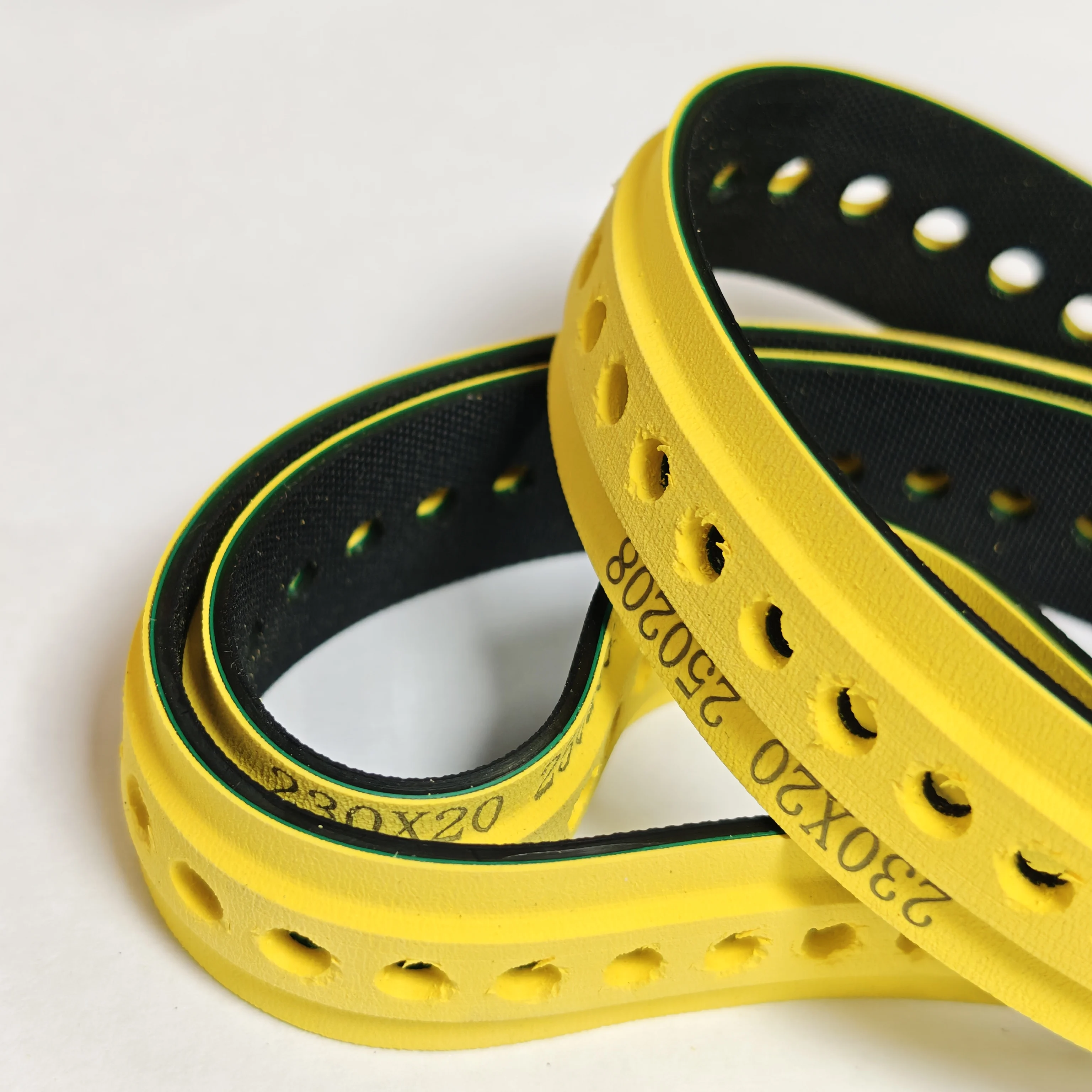 3 pieces yellow suction belt M2.015.870 Belt For SM74 Printing Machine Offset Parts Size 230X20mm