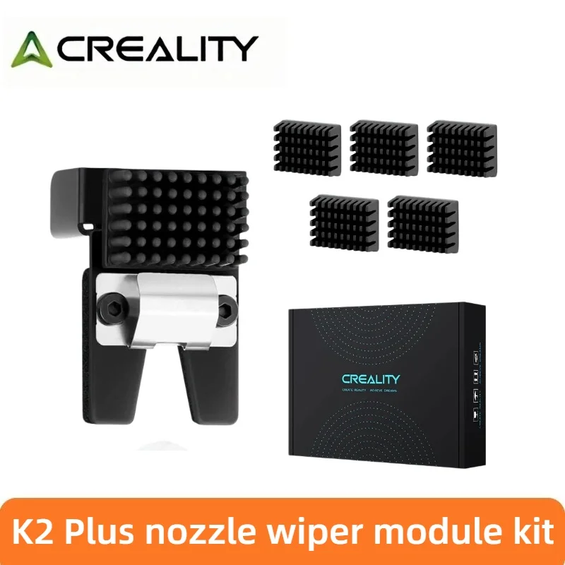 Creality Official K2 Plus Nozzle Wiper Module Kit 3D Printer Parts 5PCS Silicone Brushes for Nozzle Surface Filament Cleaning