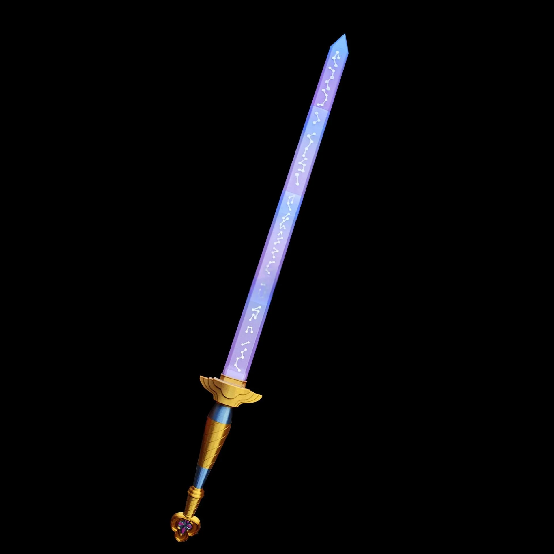 سيف Kpop رومي مع رمز ملابس شيطان لعب الأدوار الصيادين السيف تأثيري الدعامة النساء الرجال هالوين كرنفال زي الملحقات