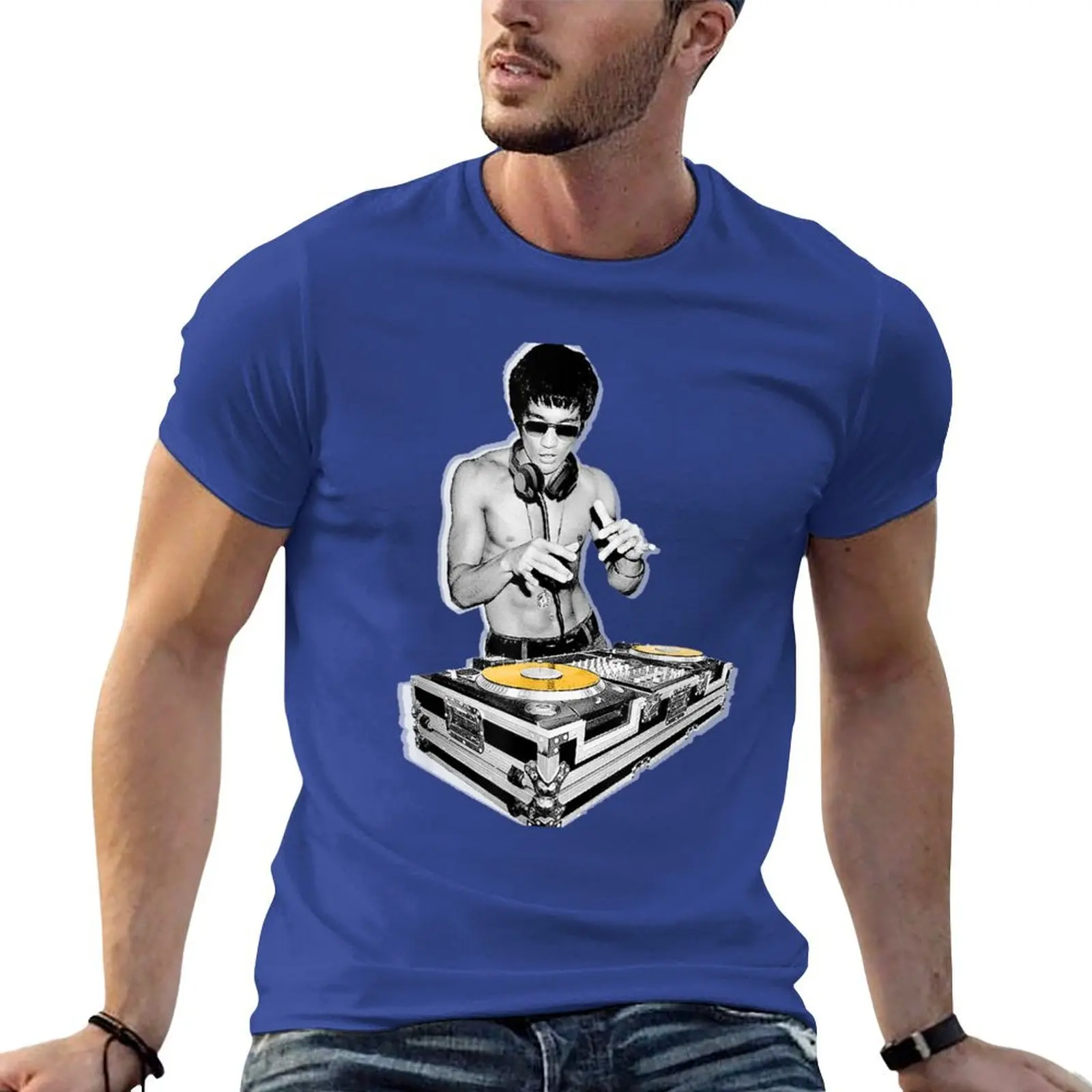 2025 new model Bruces Dj Vintage DeeJay Py Kung fu fanlover shirt T-Shirt tops graphic shirts vintage t shirt men