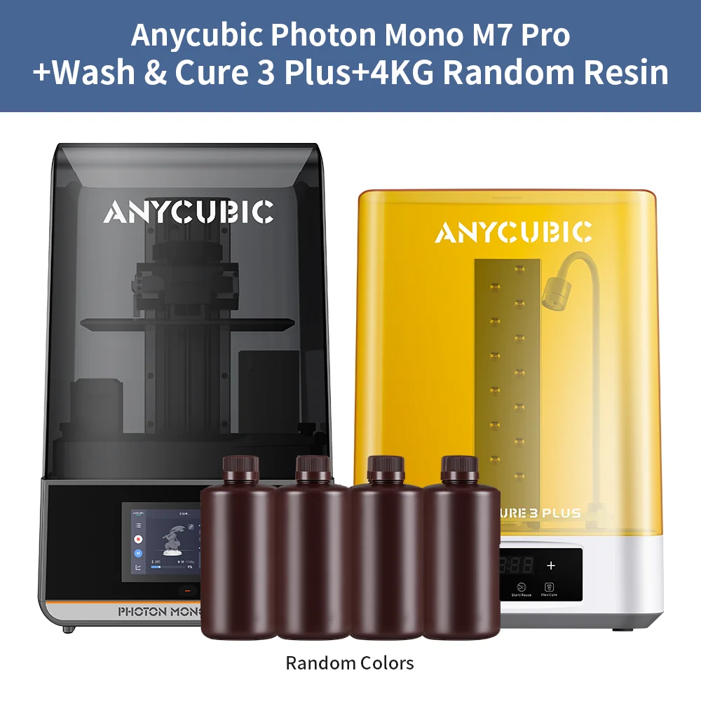 ANYCUBIC Photon Mono M7 Pro 14K Snelheid tot 170 mm/u Afdrukken Mono MSLA 3D-printer 10,1 '' LCD-hars 3D-printergrootte 223 * 126 * 230 m