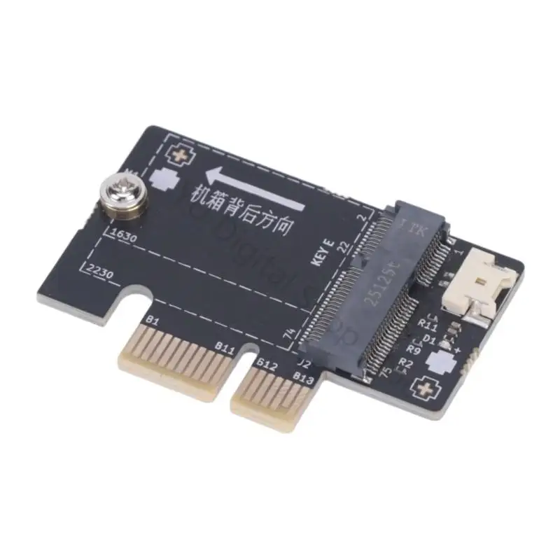 96BA M.2 To PCIE Converter Board For Ax210 Ax200 Desktop Metal Mini Adapter