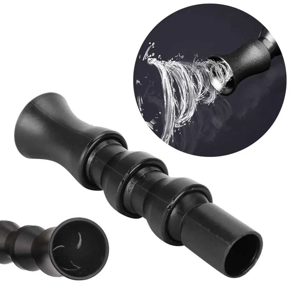 1Pcs Plastic Aquarium Duckbill Nozzle Adjustable Black Fish Tank Water Outlet Rotating Water Outlet 360 Degree
