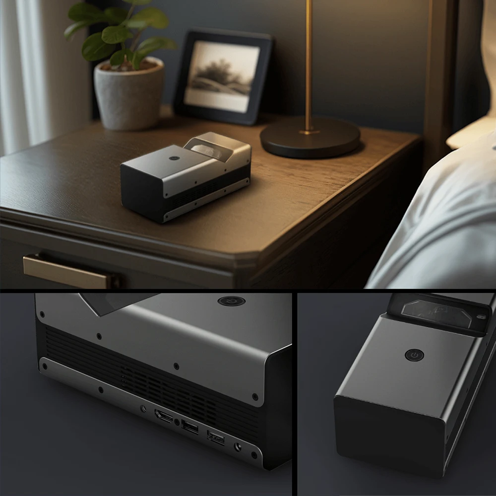 Everycom Touyinger Proyektor Ultra Short Throw UST01 Proyektor DLP 3D 1080P 4K 1500 ANSI Laser Android Beamer Home Theater