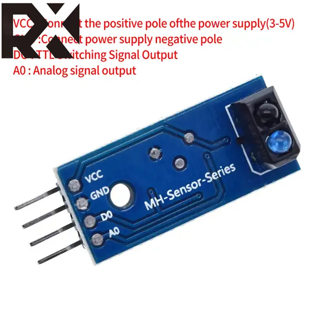 TCRT5000 Módulo Sensor Reflexivo Infravermelho, Interruptor fotoelétrico IR, Linha Barreira Track, Azul