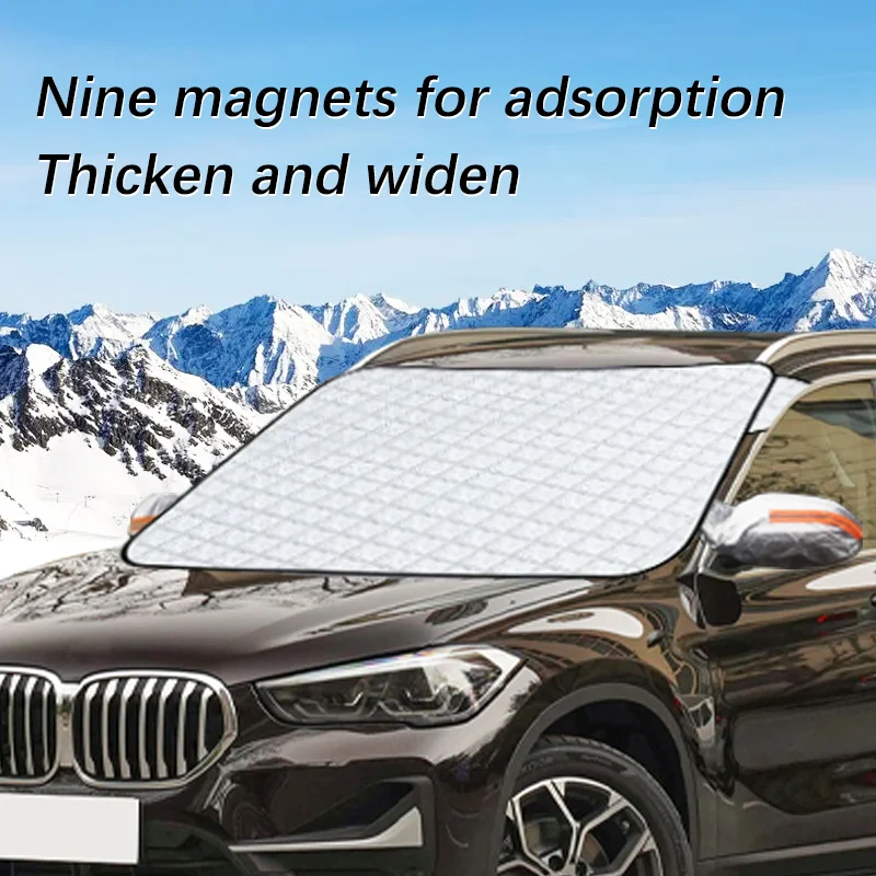 

Magnetic Car Windshield Snow Cover Winter Ice-Frost Guard Sun Shade Protector For BMW X1 2012-2023 Exterior Accessories