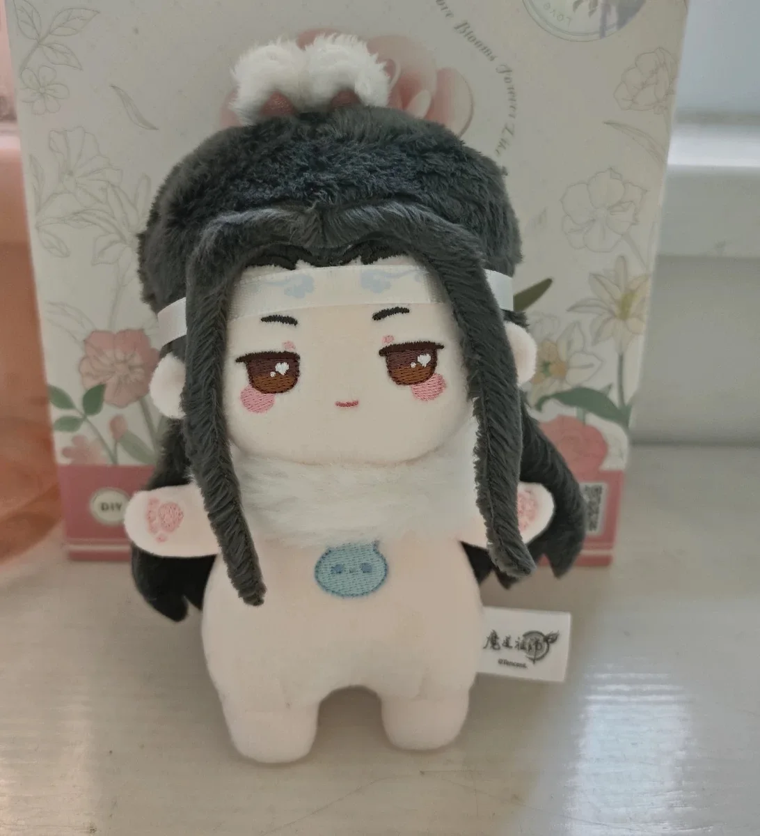 10 cm Puppe Spezial Kaninchen Großmeister der Dämonischen Kultivierung Wei Wuxian Lan Wangji Gefüllte Plüschtiere Puppe Kleidung Schlüsselbund Spielzeug Ki