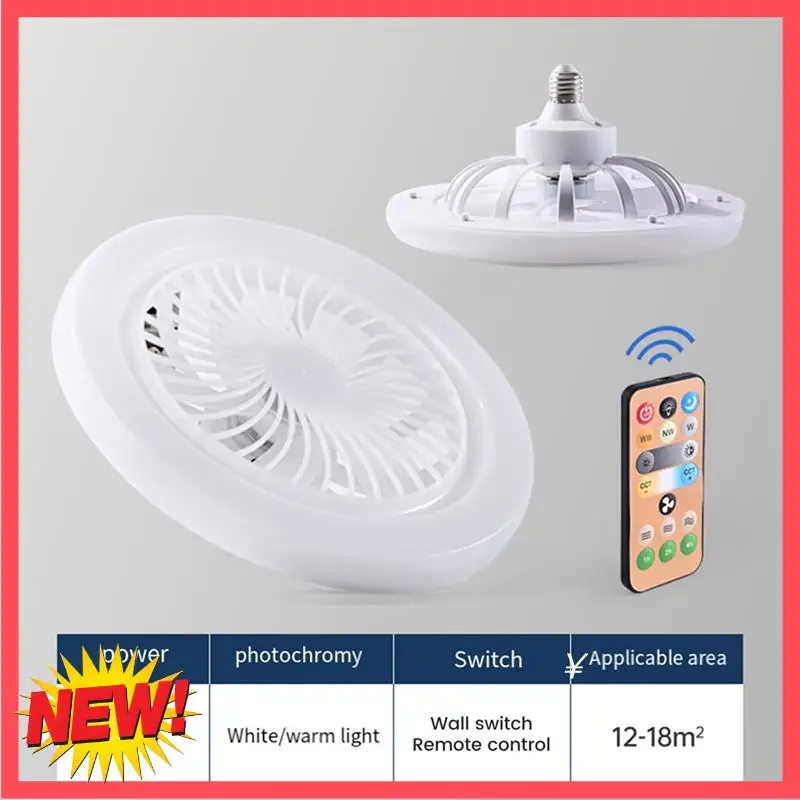 

B17C Ceiling Fan Ceiling Fans With Light And Remote E27 Enclosed Ceiling Fans With Light For Adult Kids Living Room Bedroom