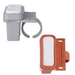 2 farben Kunststoff Dental Endodontie Dateien Messen Lineal Oral Reinigung Mit Finger Ring Werkzeuge Zahnkanal Messgerät