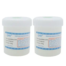 high quality  RMA-218 BGA welding solder iron  Solder Flux Paste Solder 100g for SMT Reballing with scraper