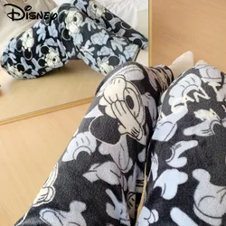 Disney Mickey Mouse Coral Velvet Pajama Pjs Pants Female Autumn Winter Warm Plush Sleepwear Pants Harajuku Kawaii Home Wear Y 2k