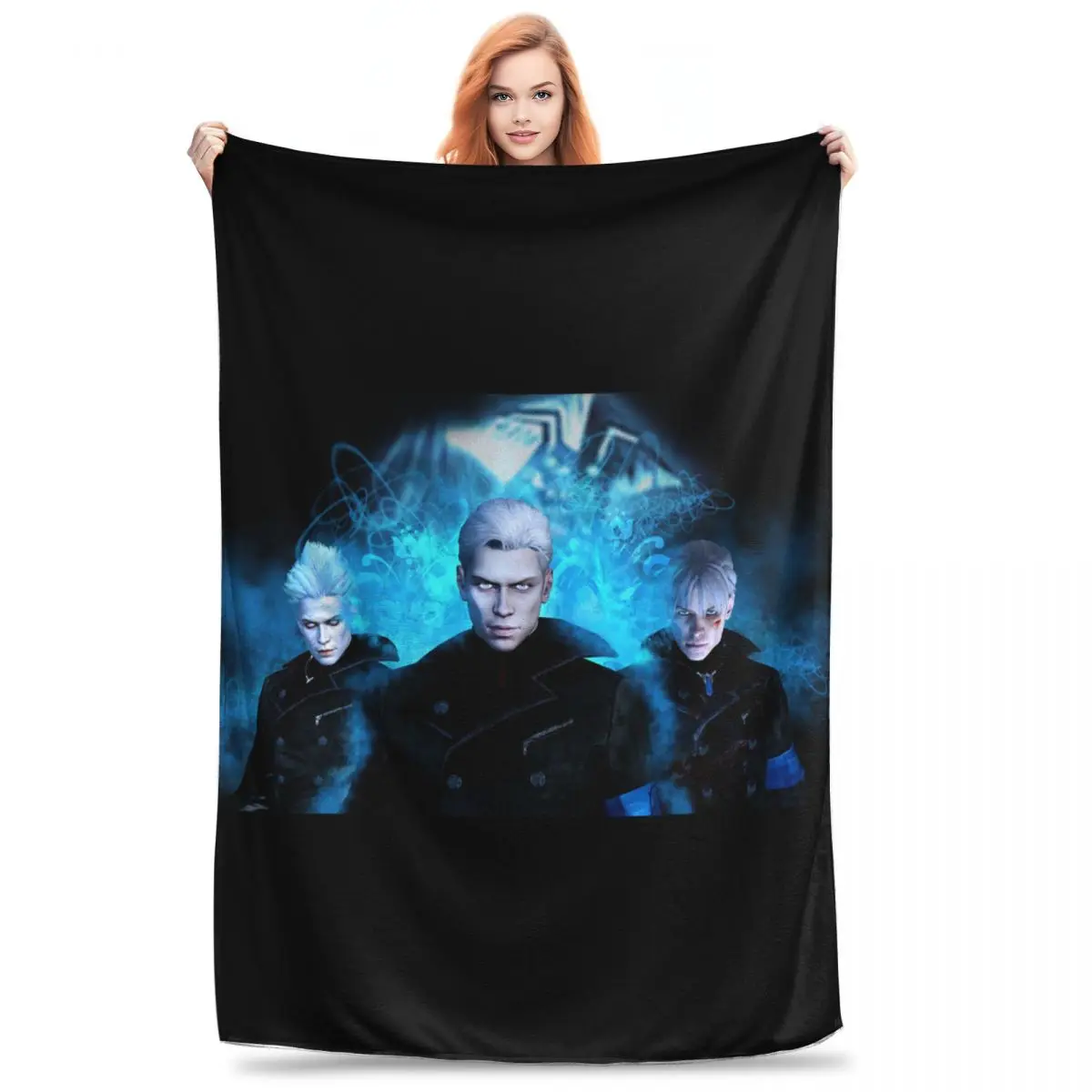 Vergil From The Devil May Cry Series Blanket Fleece Throw Blankets Sofa Throw Blanket For Couch Bedding Travel Throws Bedspread