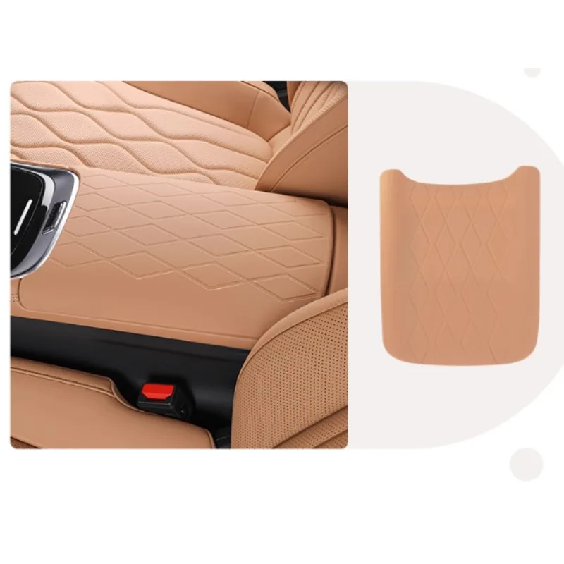 

Защитная накладка на центральный подлокотник автомобиля — силиконовый чехол оригинального цвета для Geely Galaxy A7