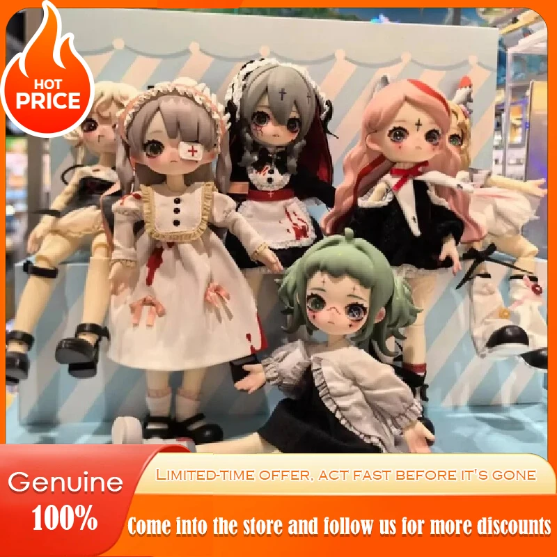 

Nyssa Bizarre Night Blind Box Eerie Nightmare Series 1/12 Bjd Movable Joint Doll Mystery Box Action Anime Figure Toys Kids Gift