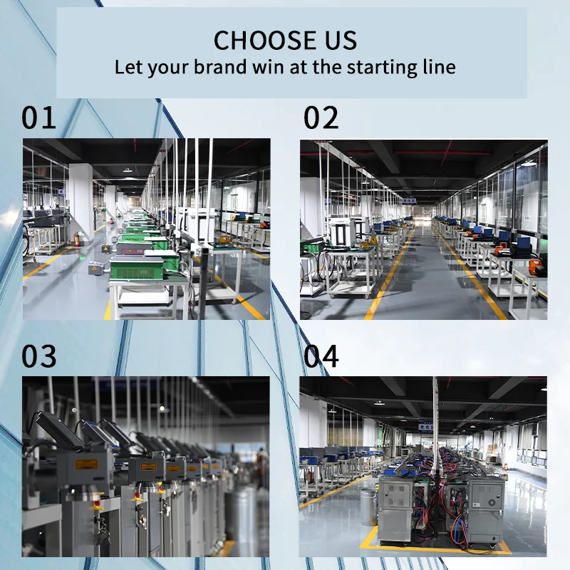 آلة الوسم بالليزر الطائر CO2 للزجاجة البلاستيكية ونقش تحديد المواقع الذكي وطابعة شعار رمز الاستجابة السريعة