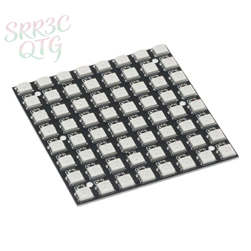 

Новая плата для разработки полноцветных светодиодных драйверов WS2812 LED 5050 RGB 8x8 64-битная LED матричная плата (1 шт.) для Arduino