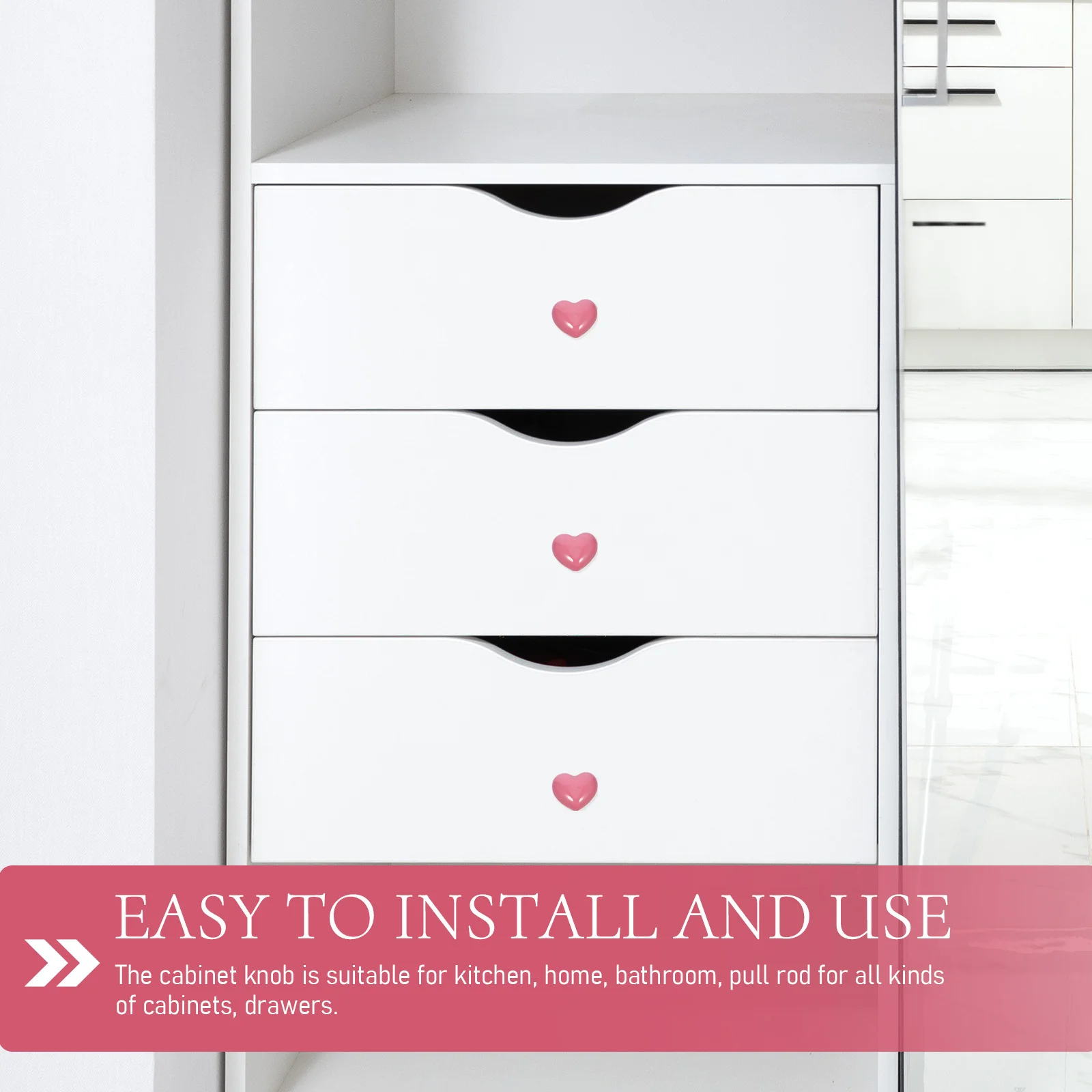

2pcs Heart Ceramic Drawer For Furniture Handles For Dresser Drawers Handles Dresser Cabinet Pulls Knobs Pulls Heart Knobs