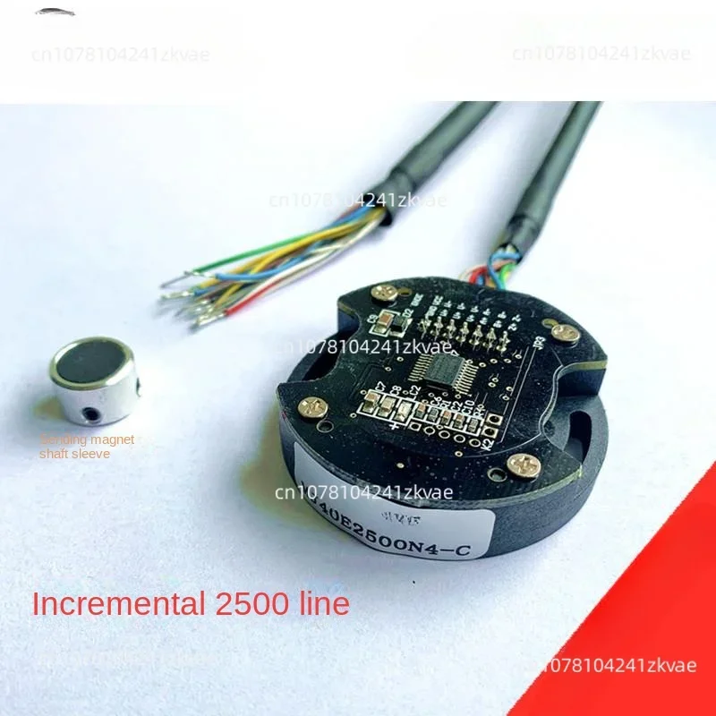 

Incremental Rotary Magnetic Encoder 2500 Lines ABZ Output 4 Pairs of Pole UVW Ultra-thin Zero Delay Angle Sensor