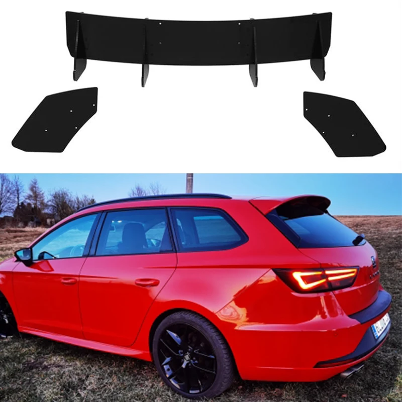 2012-2016 dla SEAT LEON III CUPRA MK3 Car Real Blade dyfuzor Body Kit zderzak części