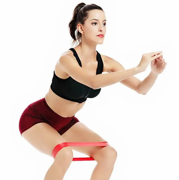 2 FT RESISTANCE BANDS LOOP Exercise Yoga Training Elastic Fitness Gym Workout