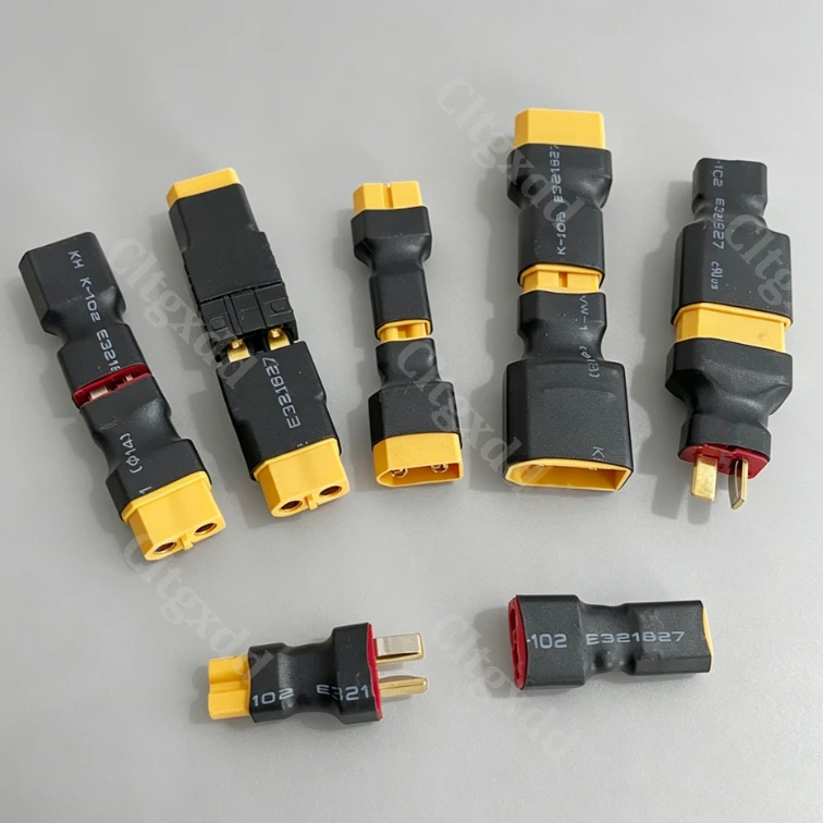 Cltgxdd XT30 XT60 XT90 T-Stecker TRX Lipo-Akku-Konvertierungsadapter Stecker-Buchse-Verbinder für RC-Auto, Flugzeug, FPV-Drohnenmodell – Detail 14
