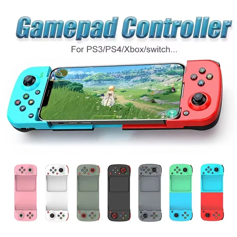 Phone Gamepad Controller Bluetooth 5.0 Stretchable Retractable Joystick Player Game Accessory For Android Ios Smartphone Tablet
