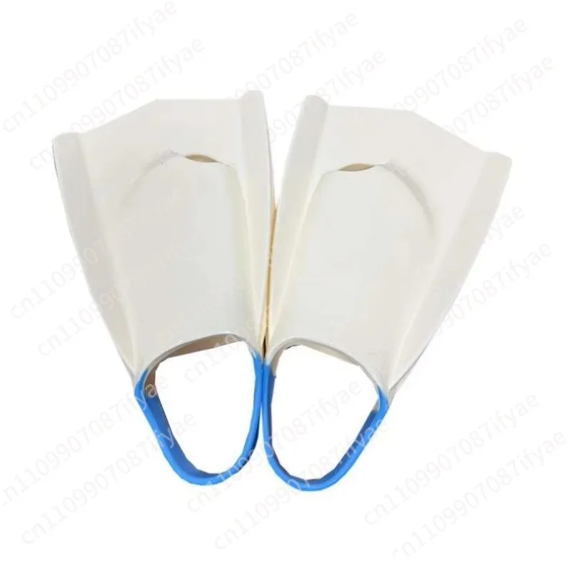 Adults and children silicone short blade flippers, buoyancy-assisted learning underwater diving swimming duck flippers