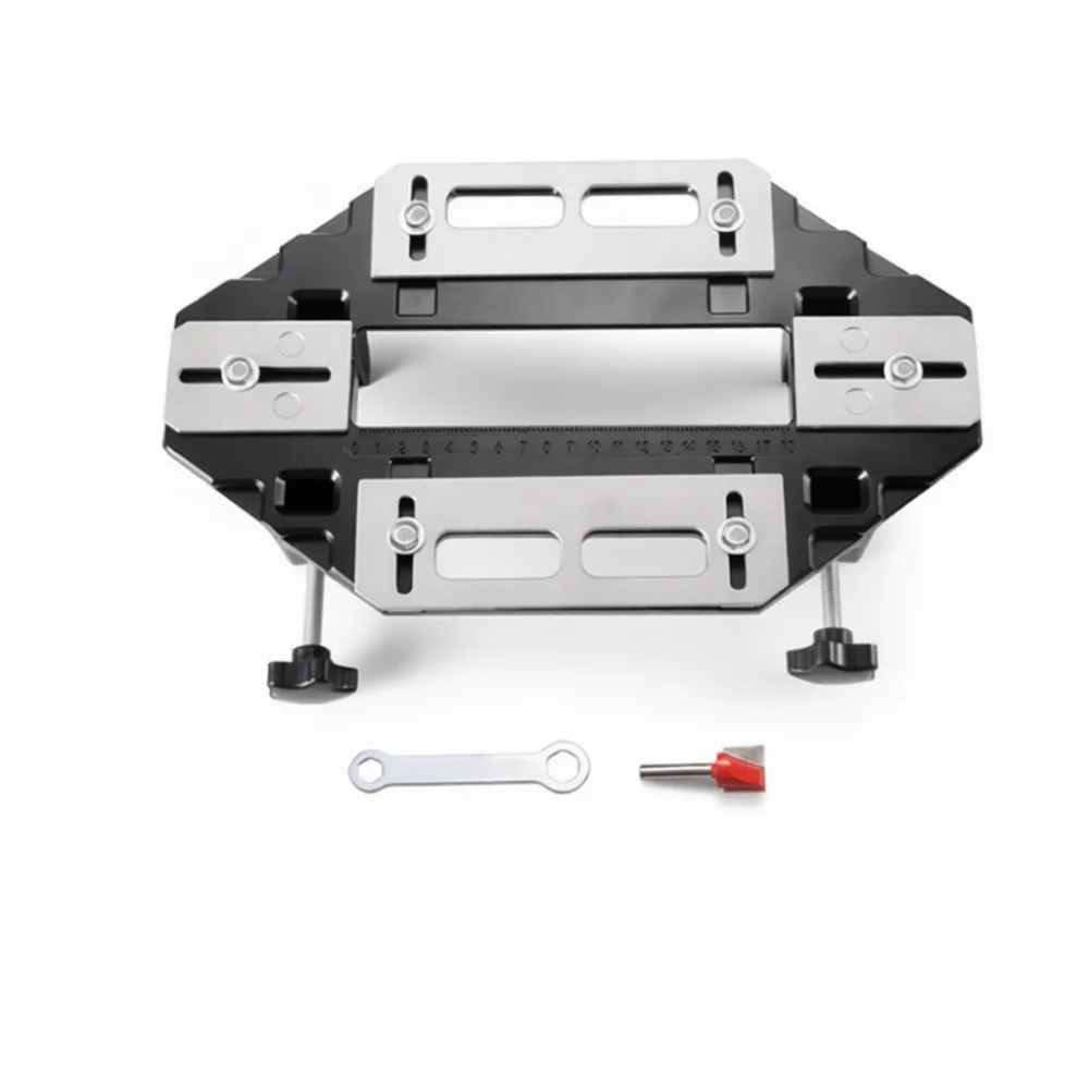 Quality Door Hinge Drilling Jig For Daofeng Woodworking Hardware Tool Slotting Locator Mortise Guide Hole Opener Equipment Piece