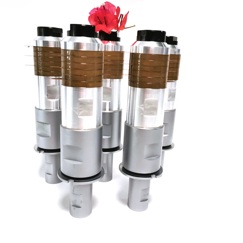 2600W High Power Ultrasonic Plastic Welding Converter/Oscillator/Sesor/Transducer/Vribator with 6pcs Rings