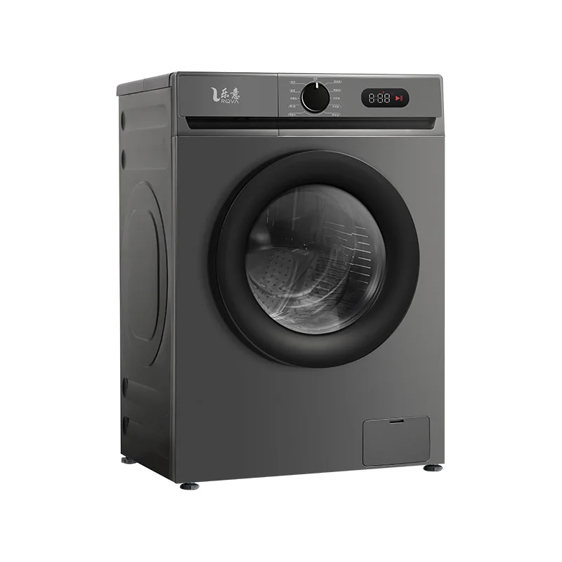BLDC Inverter Front Load Washing Machine, 8kg Large Capacity Wash & Spin Integrated, Heatable Smart Laundry Machine, A+++