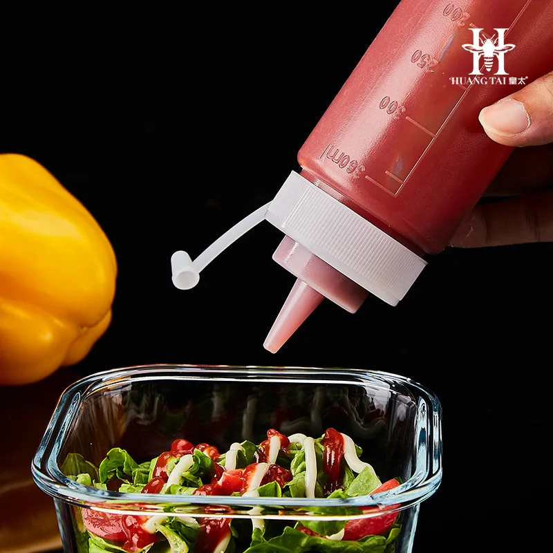 Household Multifunctional Squeeze Sauce Bottle Soy Sauce Pot Kitchen Supplies Tip Dressing Jam Salad Squeeze Bottle