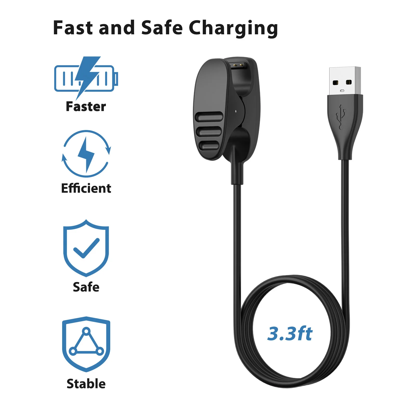 1M USB Charging Cable Clip Cradle Charger For Suunto 5 Peak/Ambit 1 2 3/Suunto Core/Suunto 3 Fitness/Traverse/Kailash Charger