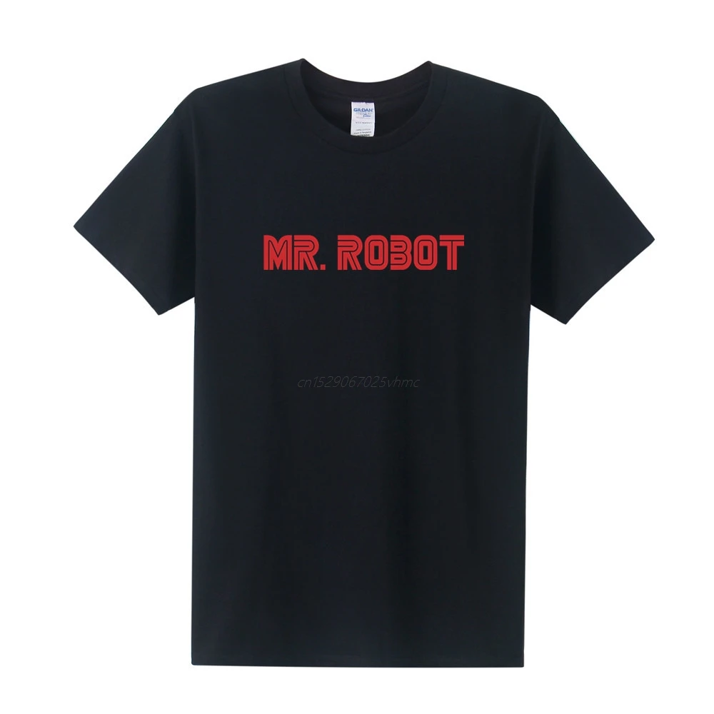 

Новое поступление, мужские футболки Mr Robot, модные мужские футболки с роботом-телешоу, мужские футболки с короткими рукавами, топ XS-XXXL 5XL260