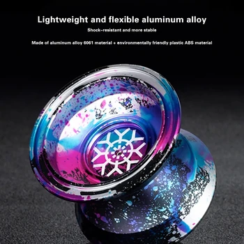 Metal Metal Edition Magic Yo-Yo 1A/3/5A Aluminum Alloy Educational Kids Game Sensitive High Speed ​​Yo-Yo CNC Lathe Gift for Children
