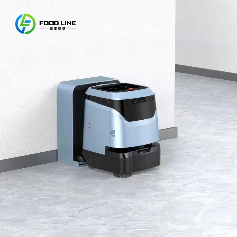 Custom Made New Wifi Connection Intelligent Commercial Floor Cleaning Sweep Washing Robot Vacuum Cleaner with Self-Emptying