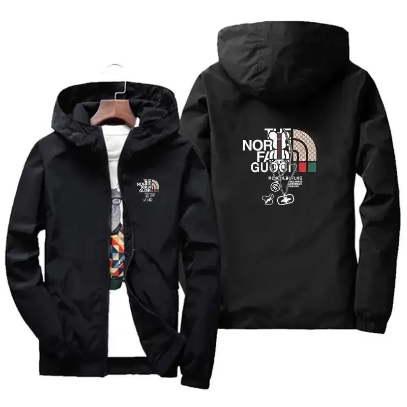 2026 Spring Autumn Brand Men's Windproof Zipper Jacket - Casual High-Quality Hooded Baseball Coat - Outdoor Sports Streetwear