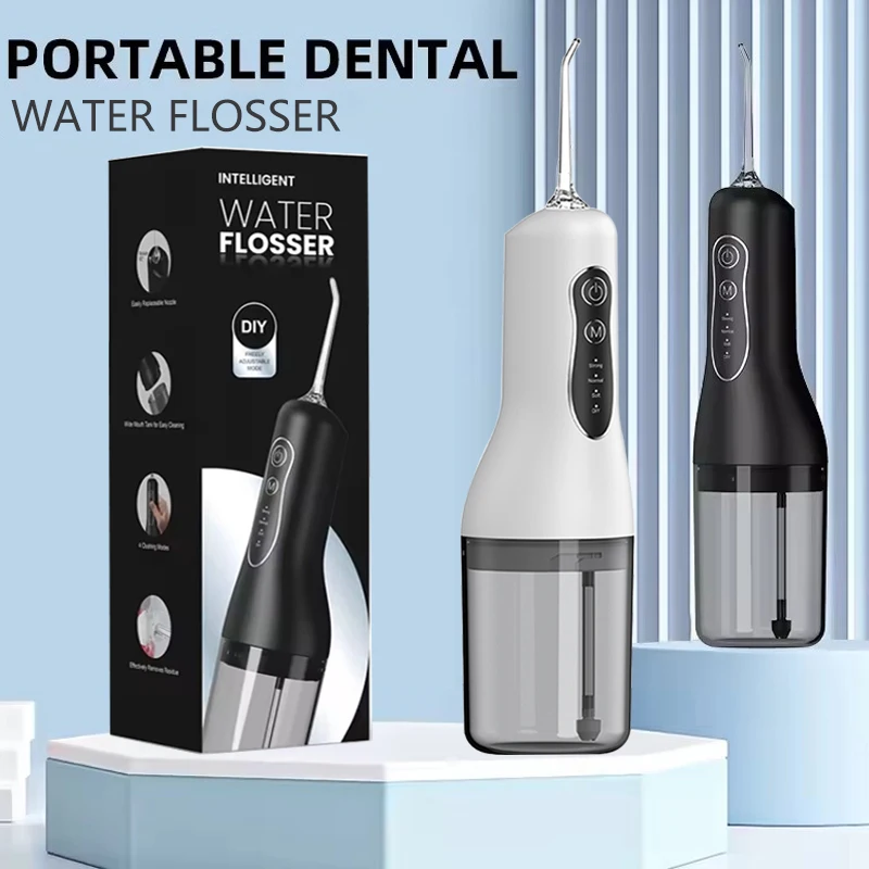 

Ирригатор для полости рта, стоматологический электрический ирригатор для зубов, портативный, 4 режима, чистка зубов IXP7, водонепроницаемый, перезаряжаемый через USB, для взрослых