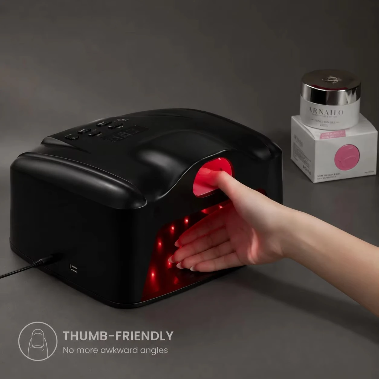 Professional Dual Zones Automatic UV Nail Lamp Sensor 4 Timer Setting High Quality  Nail Dryer for Salon