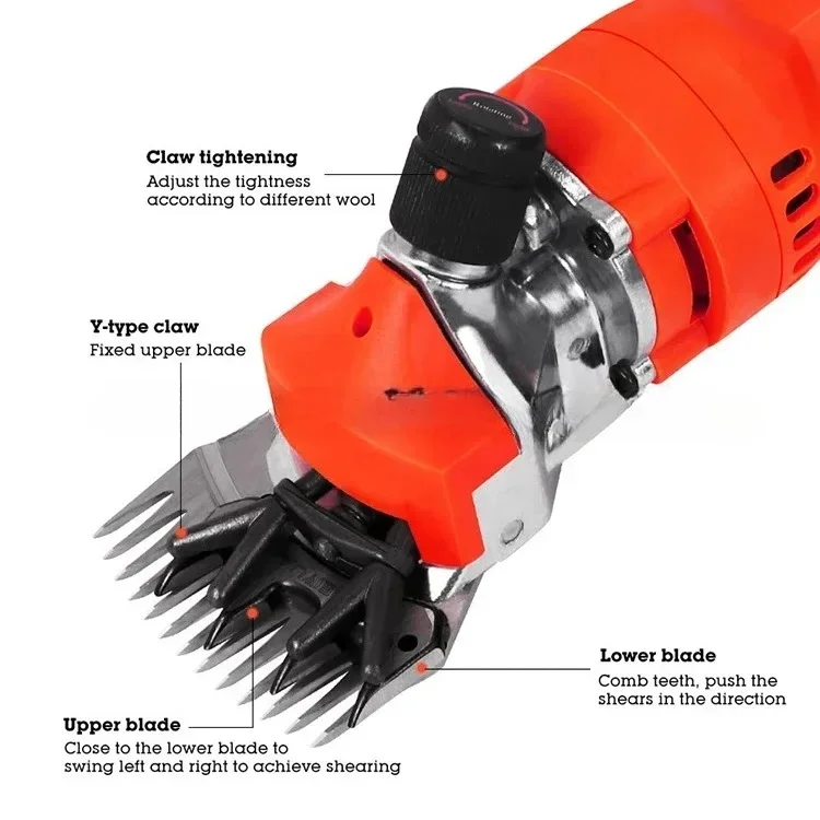 Sheep Wool Shearing Machine Sheep Shears Goat Hair  Hair Clipper 680w Clipper Sheep Trimmer