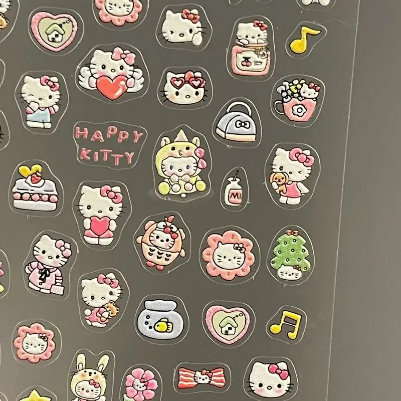 かわいいサンリオハローキティ漫画ステッカー水カップノートブック電話装飾ステッカー子供の誕生日プレゼント周辺機器