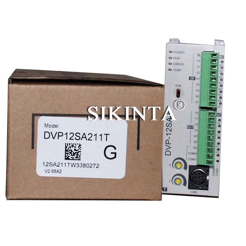 In Stock DVP-SA2 Series New PLC Module DVP12SA211R DVP12SA211T Programmable Controller CPU Module