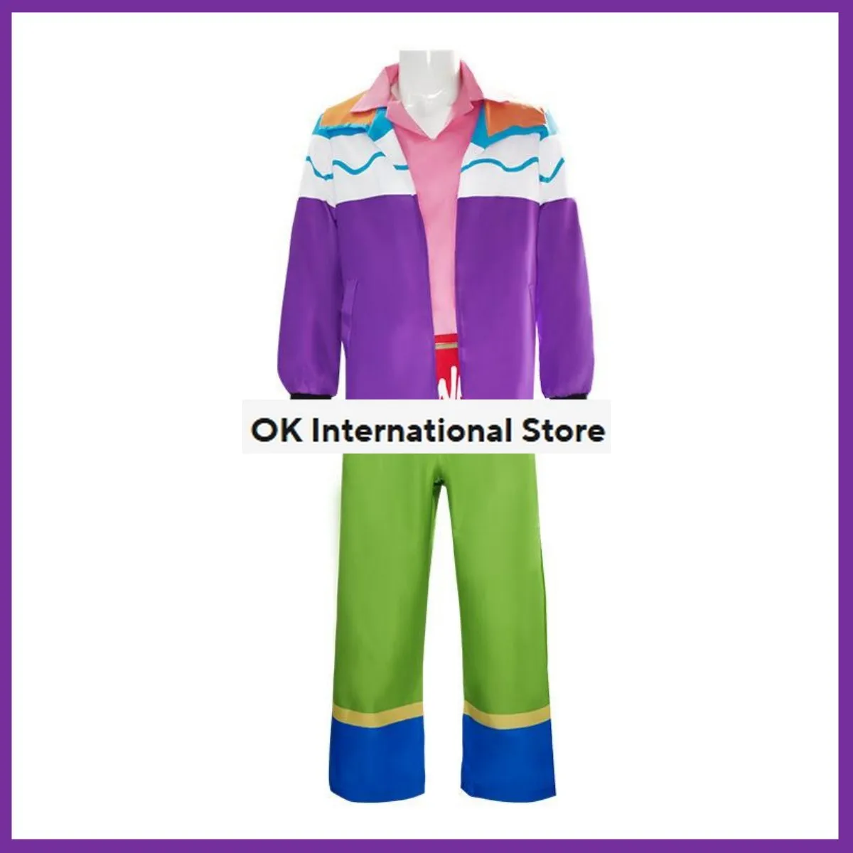 Anime Game Undertale AU Fresh Sans Cosplay Costume Colour Hip Hop Style Coat Hat Uniform Full Set Adult Man Woman Carnival Suit