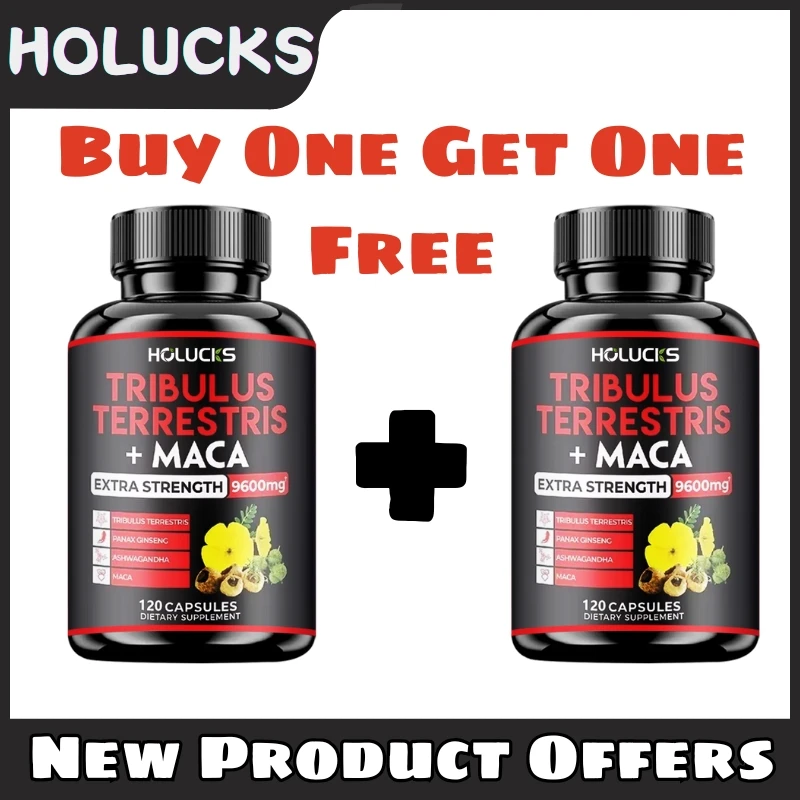 

Капсулы Tribulus + экстракт маки — повышающая энергию, настроение, выносливость и производительность и естественная энергия, без ГМО для мужчин и женщин