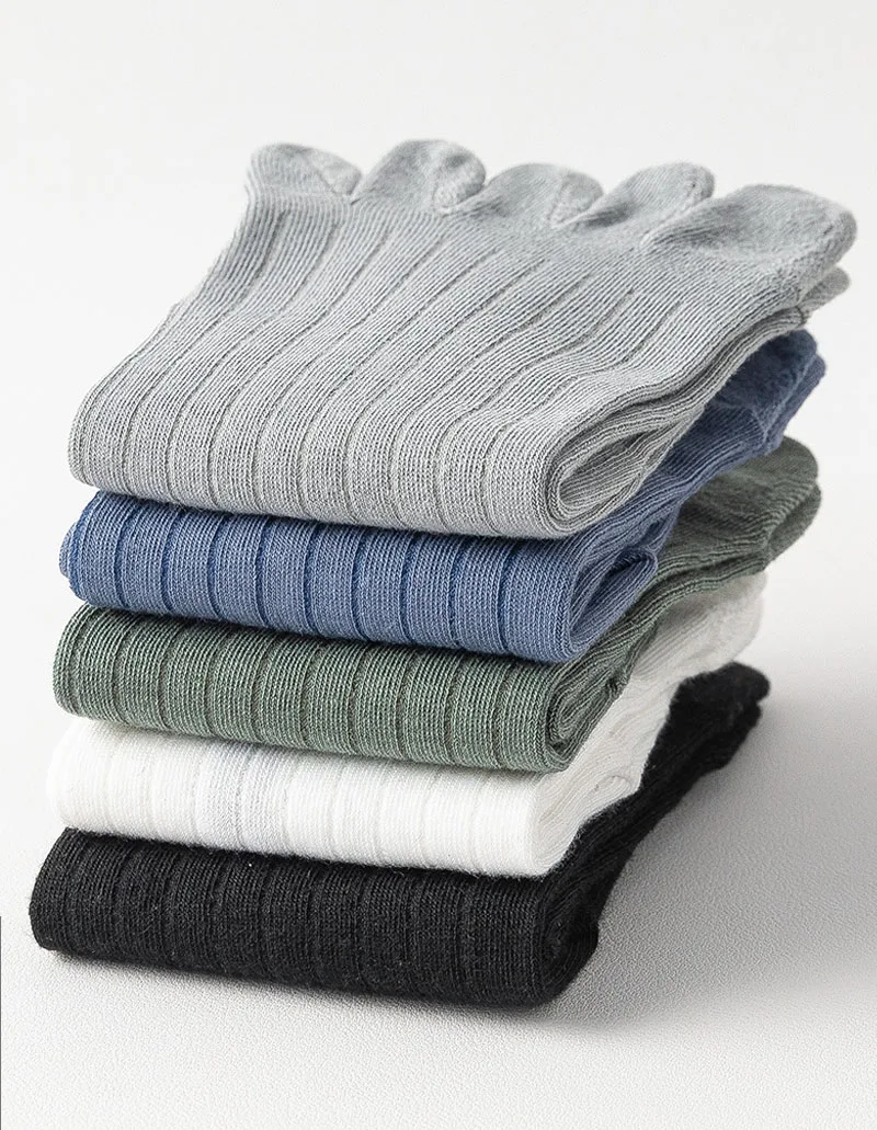 5 Pairs Toe Socks for Men Breathable Cotton Casual Thin High Quality Five Finger Socks Low Cut Ankle Male Sports Running Socks