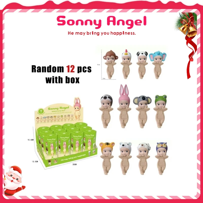 Sonny Angel Hippers Mystery Box Blind Box Liggende Angel Series Anime Figuren Speelgoed Leuke Cartoon Verrassingsdoos Guess B