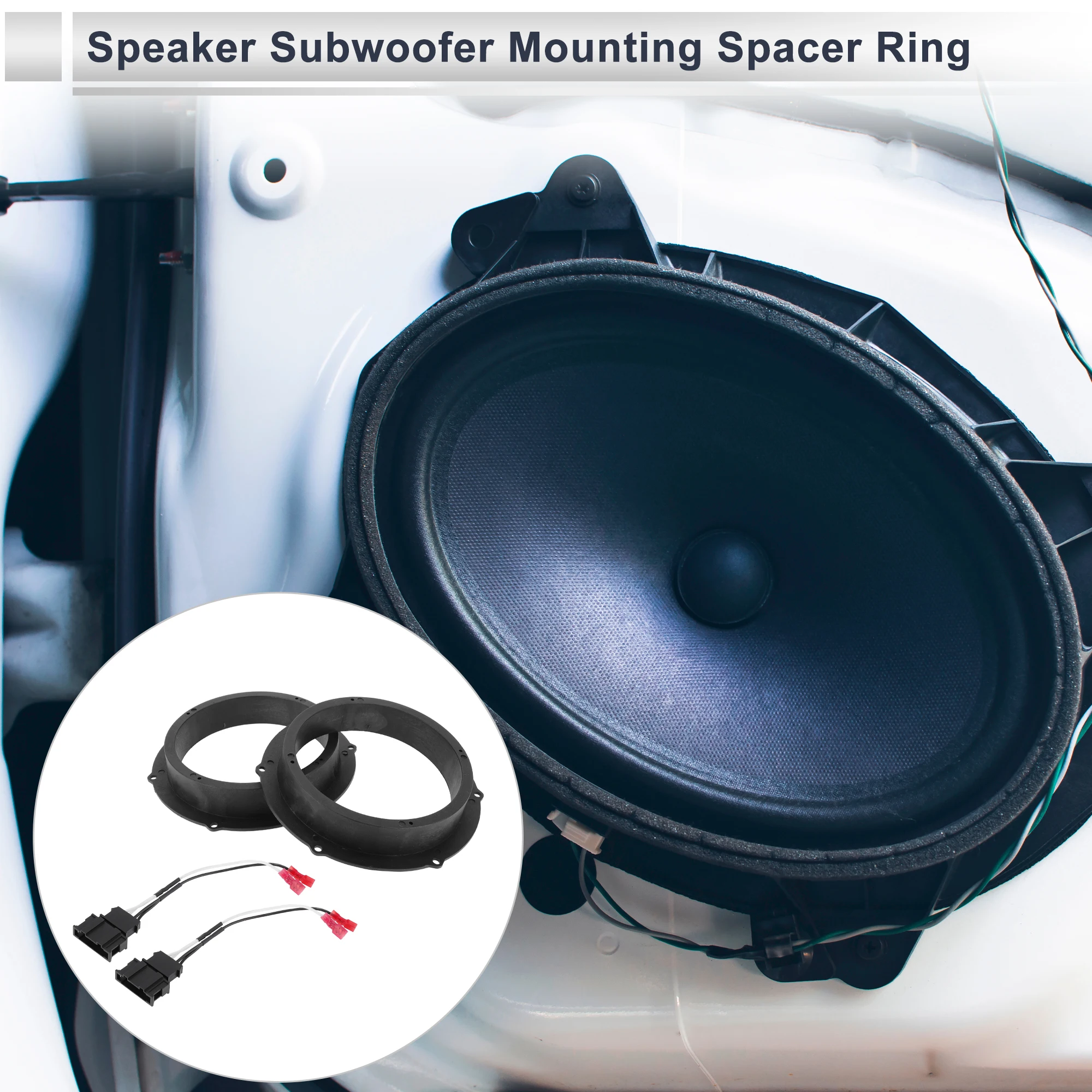 UXCELL Speaker Spacer Ring Tweeter Speaker Spacer for Skoda Octavia for6.5