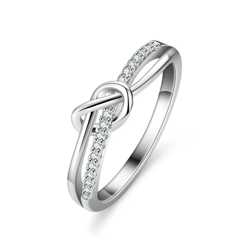 

S925 Sterling Silver Row Moissanite Ring, 1 Carat Cross Heart Wedding Band for Women, Eternity Stacking Ring Live Streaming Hot